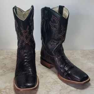 J.B. Dillon Band Brown Western Boots